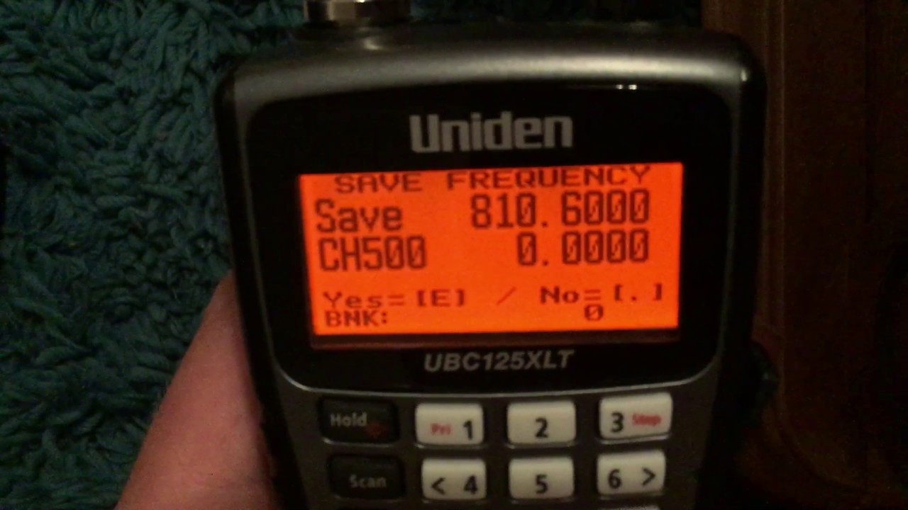 Uniden ubc125xlt 2-3 search