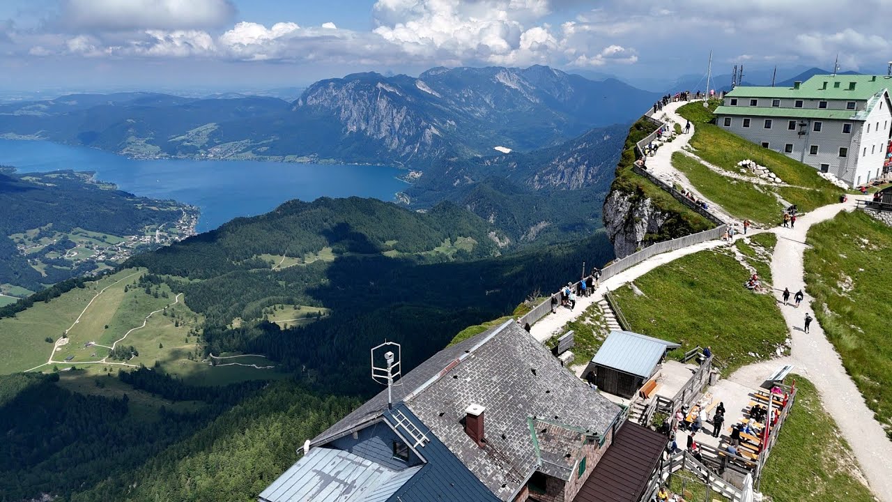 #4 Вершина Schafberg,озеро Wolfgangsee.Велопутешествие по Австрии.#austria 