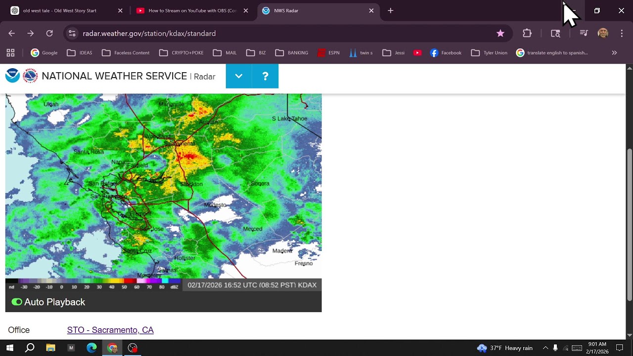 BORCAL LIVE WEATHER NWS