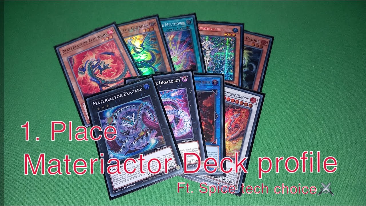 4:0 UNDEFEATED!!! 1st Place Materiactor Adventure // Deck Profile + Combo