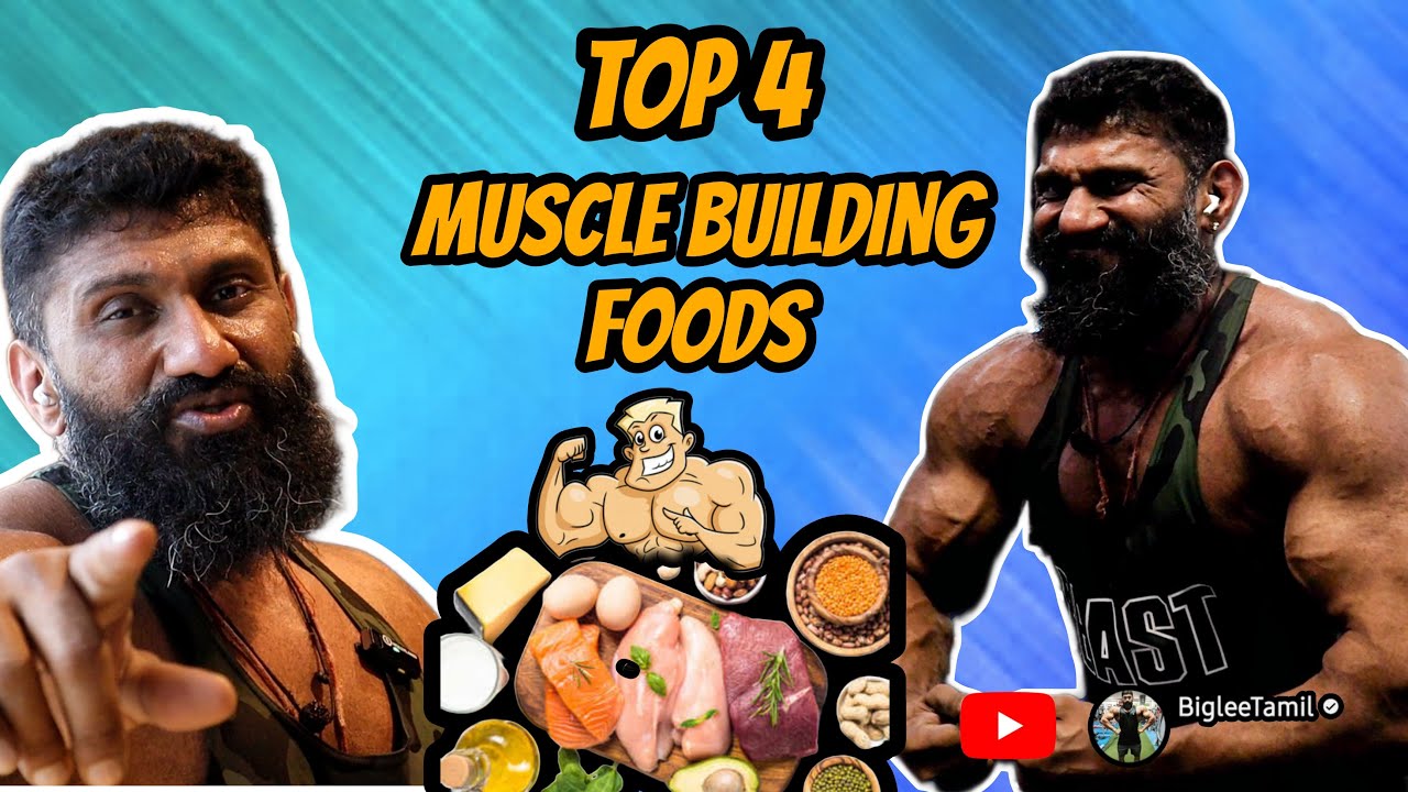 Top 4 Muscle Building Foods | Fitness & Wellness Tips in Tamil | Biglee Tamil
