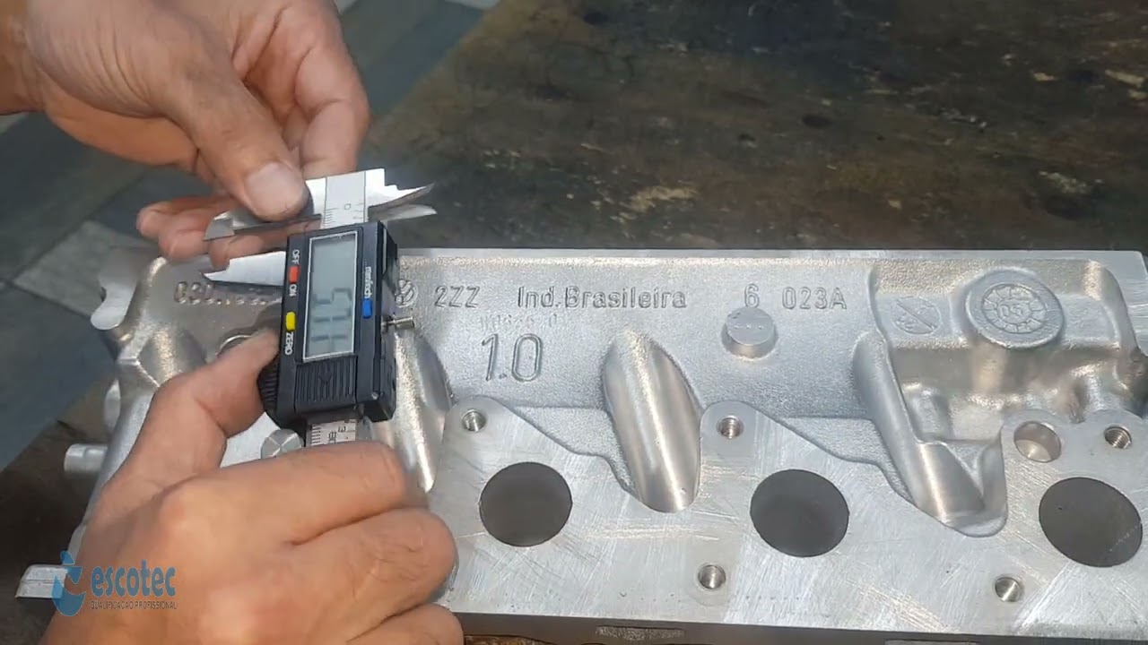 Como medir o Cabeçote Gol G4 G5 Fox Voyage 1.0 8V motor Power Flex Ea-111