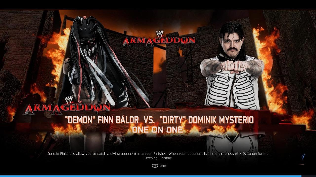WWE 2K26 Demon Fin Balir vs. Dirty Dom Mysterio