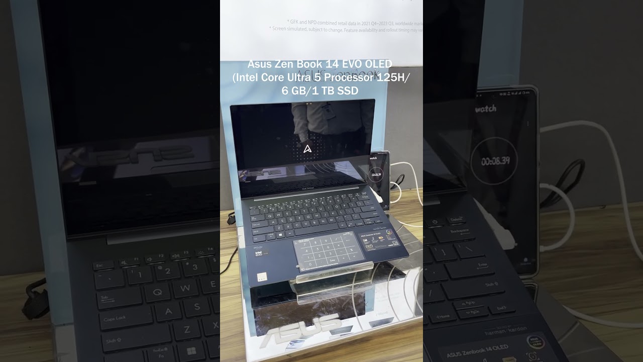 Asus Zen Book 14 EVO OLED (Intel Core Ultra 9 Processor 125H/ 16GB/1 TB SSD #asuszenbook14 #oled