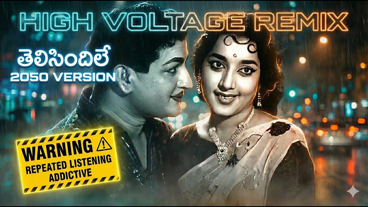 Telisindile Telisindile 2050 Fusion | NTR | Ramudu Bheemudu | Ghantasala, P.Susheela | Telugu Song