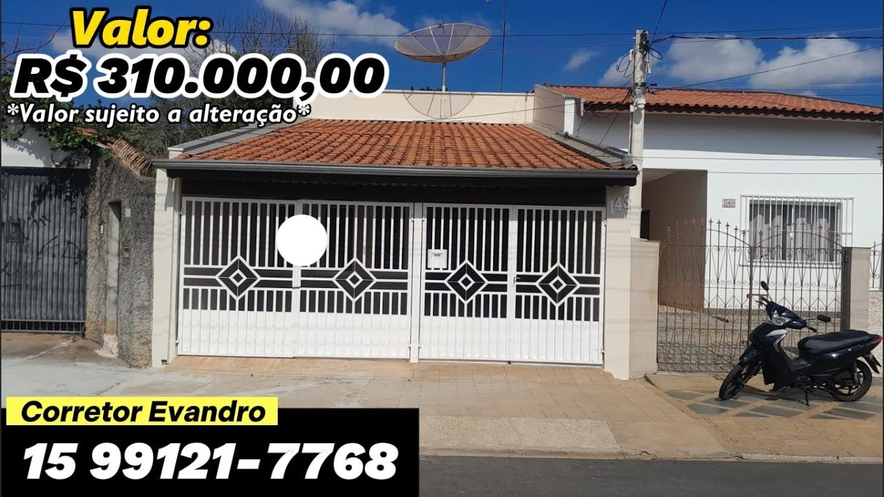 Casa l Venda l Andrea Ville l Interior l Tatuí/SP