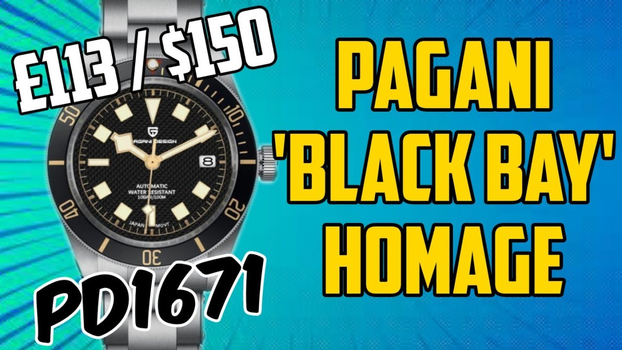 ⭐PAGANI DESIGN BLACKBAY HOMAGE ⭐ PD1671 ⌚ Full Review | The Watcher