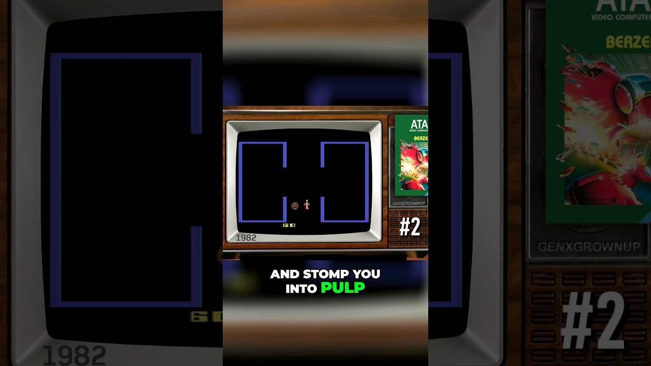 Berzerk on Atari 2600 is a FAITHFUL Arcade Port and CHEAP, Too! 🕹️🙂💸