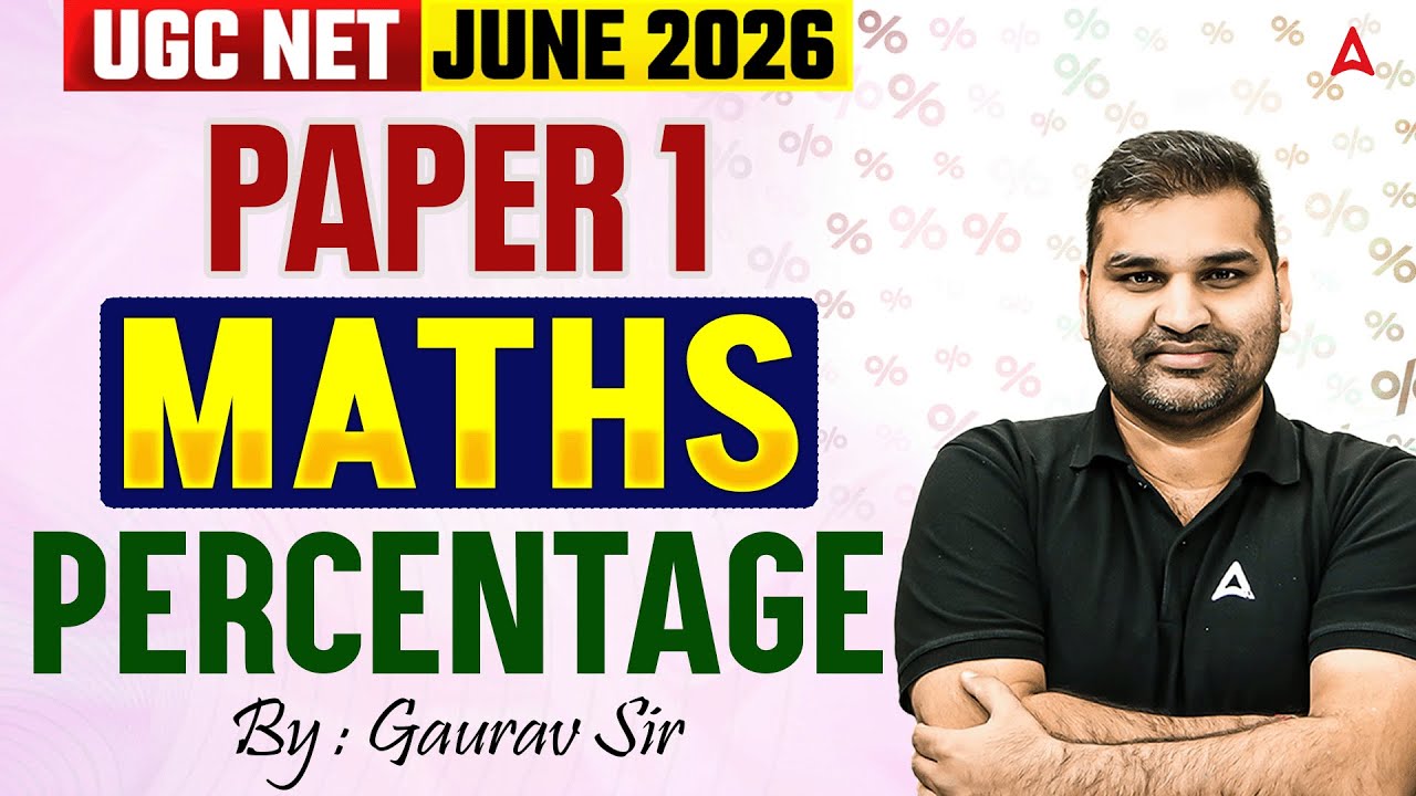 UGC NET Paper 1 Maths And Reasoning | UGC NET Paper 1 Maths Percentage Questions | UGC NET Paper 1