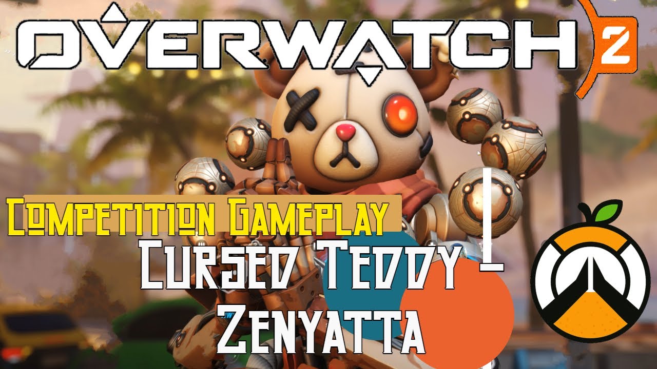 Zenyatta Main With Cursed Teddy Skin Destroying In Overwatch 2