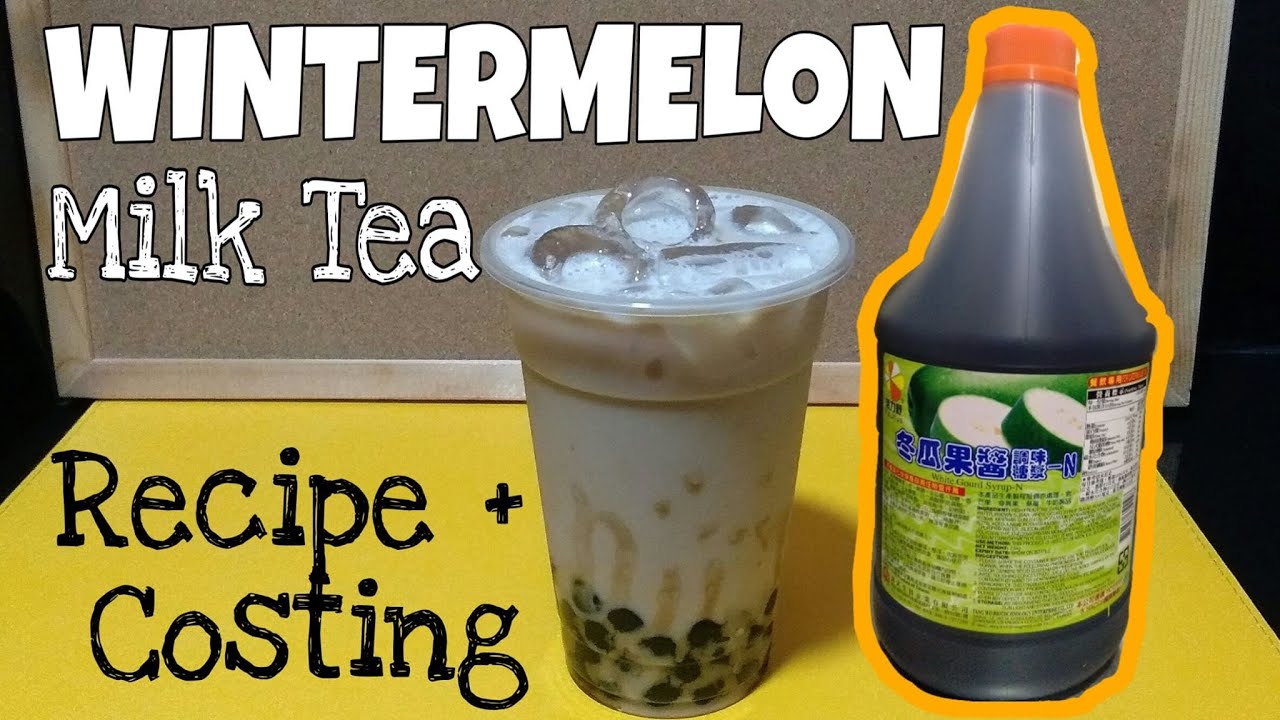 Wintermelon Milk Tea Recipe with Costing | Legit Milk Tea Shop Recipes | Milk Tea Recipe Series