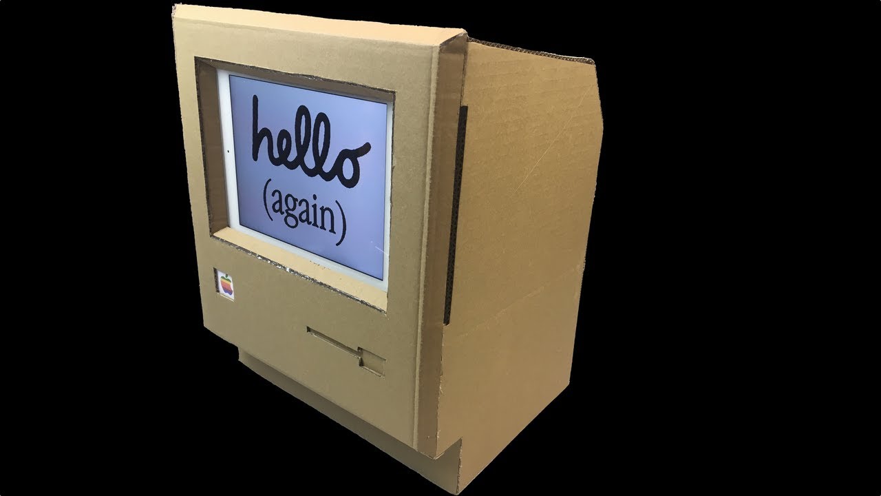 Tutorial how to DIY a Mac from cardboard