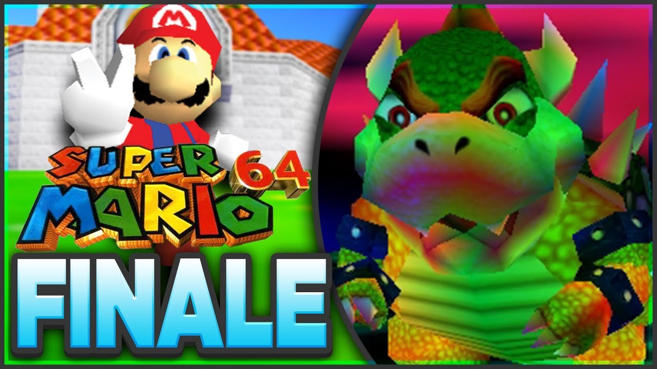 FINAL BOSS BOWSER! | Super Mario 64 - 100% Walkthrough [FINALE Episode 10 🔴LIVE]