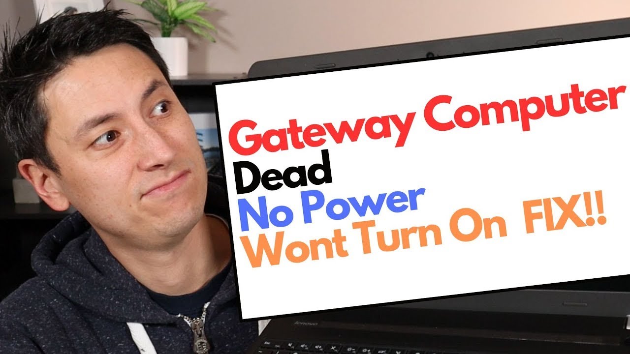 How To Fix Gateway Computer - Wont Turn On, Dead, No Power FIX !!