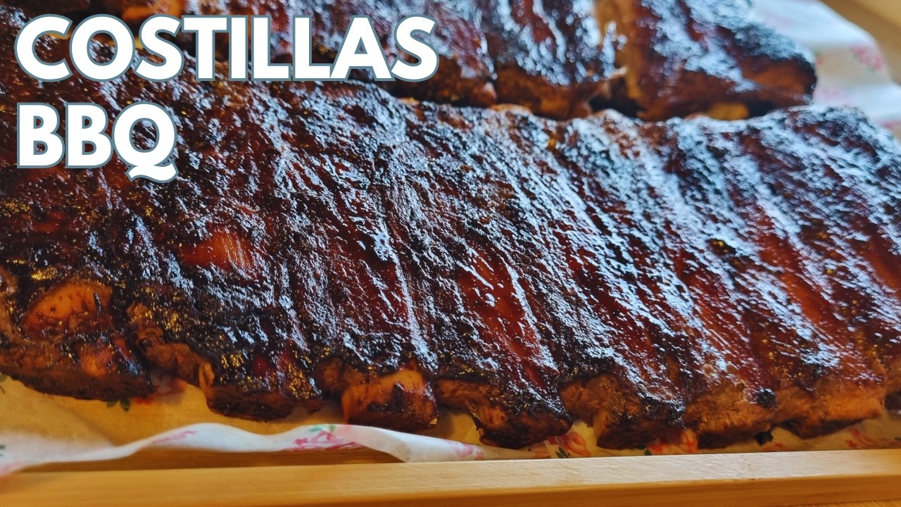 Costillas BBQ Caseras al Horno 🍖 Receta F&aacute;cil y Quedan S&uacute;per Tiernas