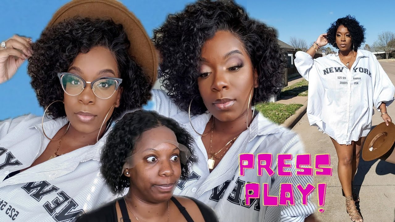 BOOM! 🤯 DETAILED Short Curly Pixie Cut Bob Wig Chatty INSTALL for Beginners | OMGQueenHair