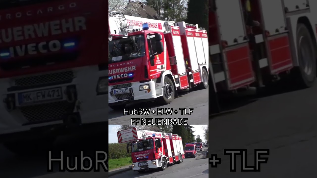 MAGIRUS MULTISTAR FF NEUENRADE AUF EINSATZFAHRT #feuerwehr #multistar #magirus