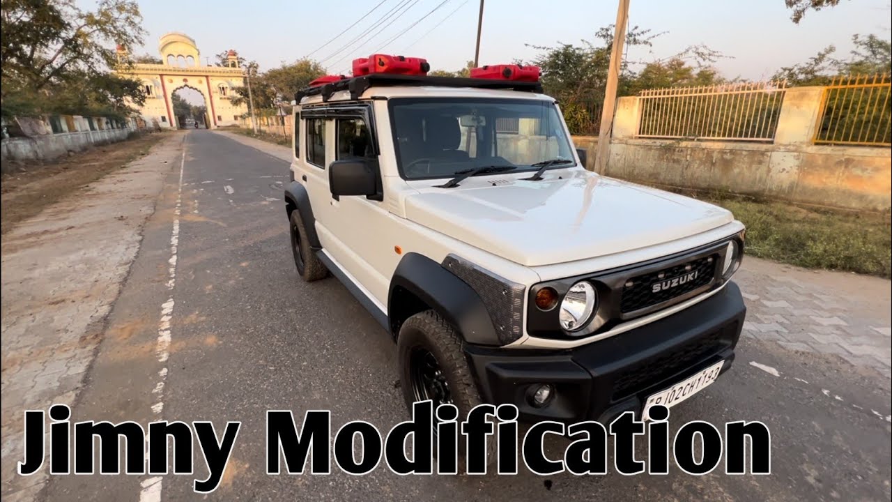 Jimny  modification for travel and offroading || New Road trip start soon