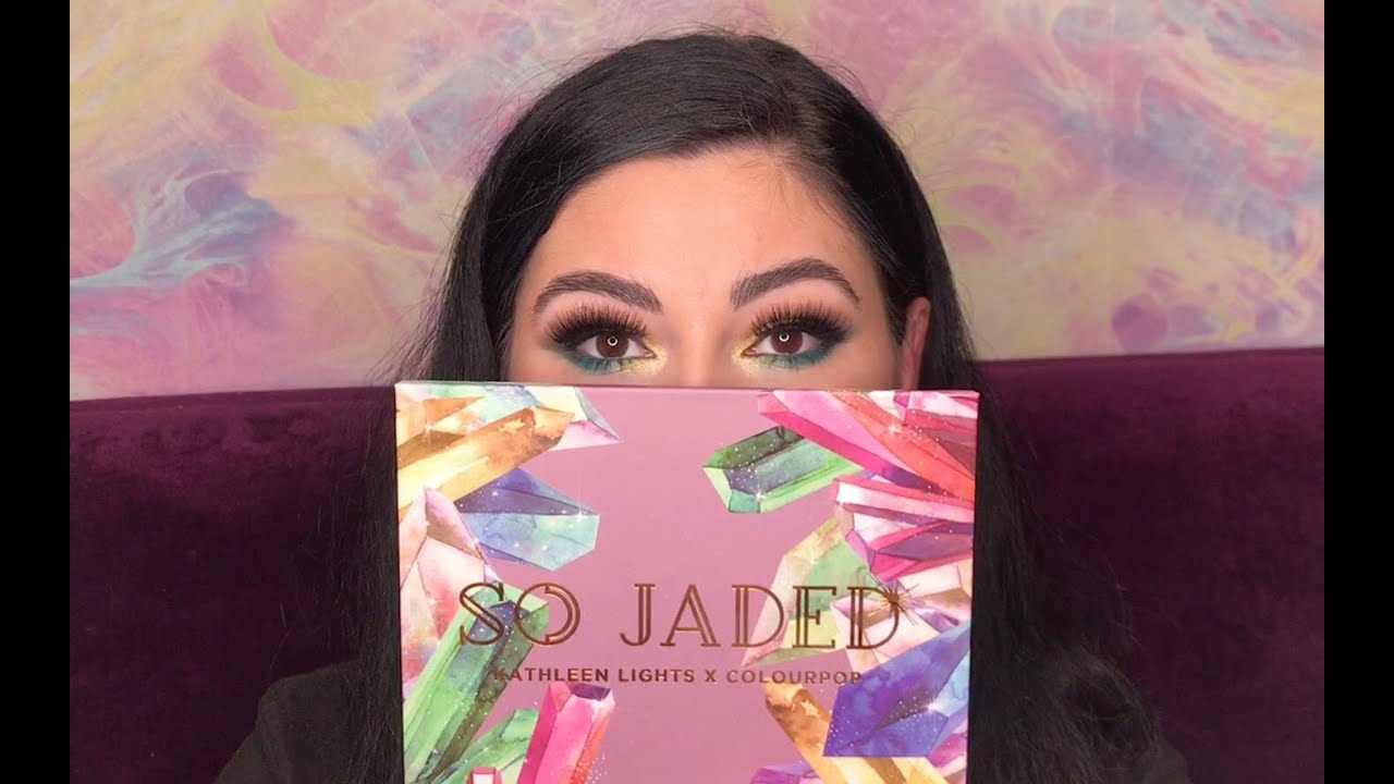 Тени Colourpop So Jaded. Первое впечатление. Макияж.