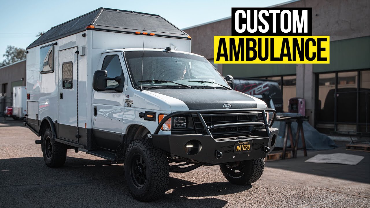 Ford Ambulance Camper Conversion Build Out Gets Best Suspension Upgrade | 5