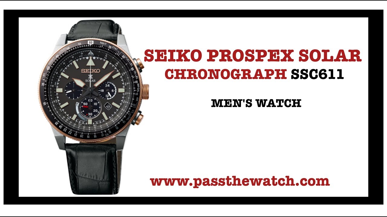 SEIKO PROSPEX SOLAR WATCH SSC611