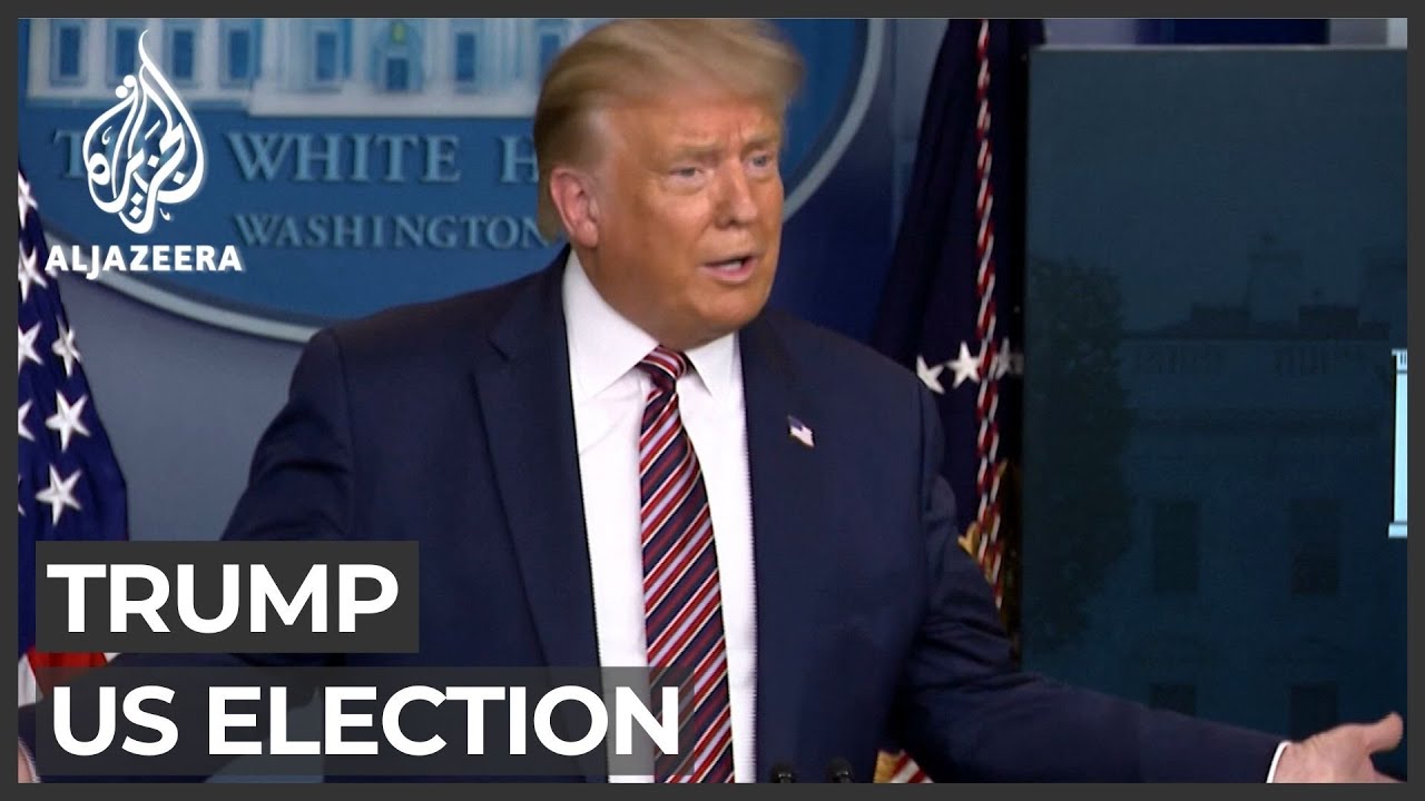 Is Trump planning to dispute election results if Biden wins?