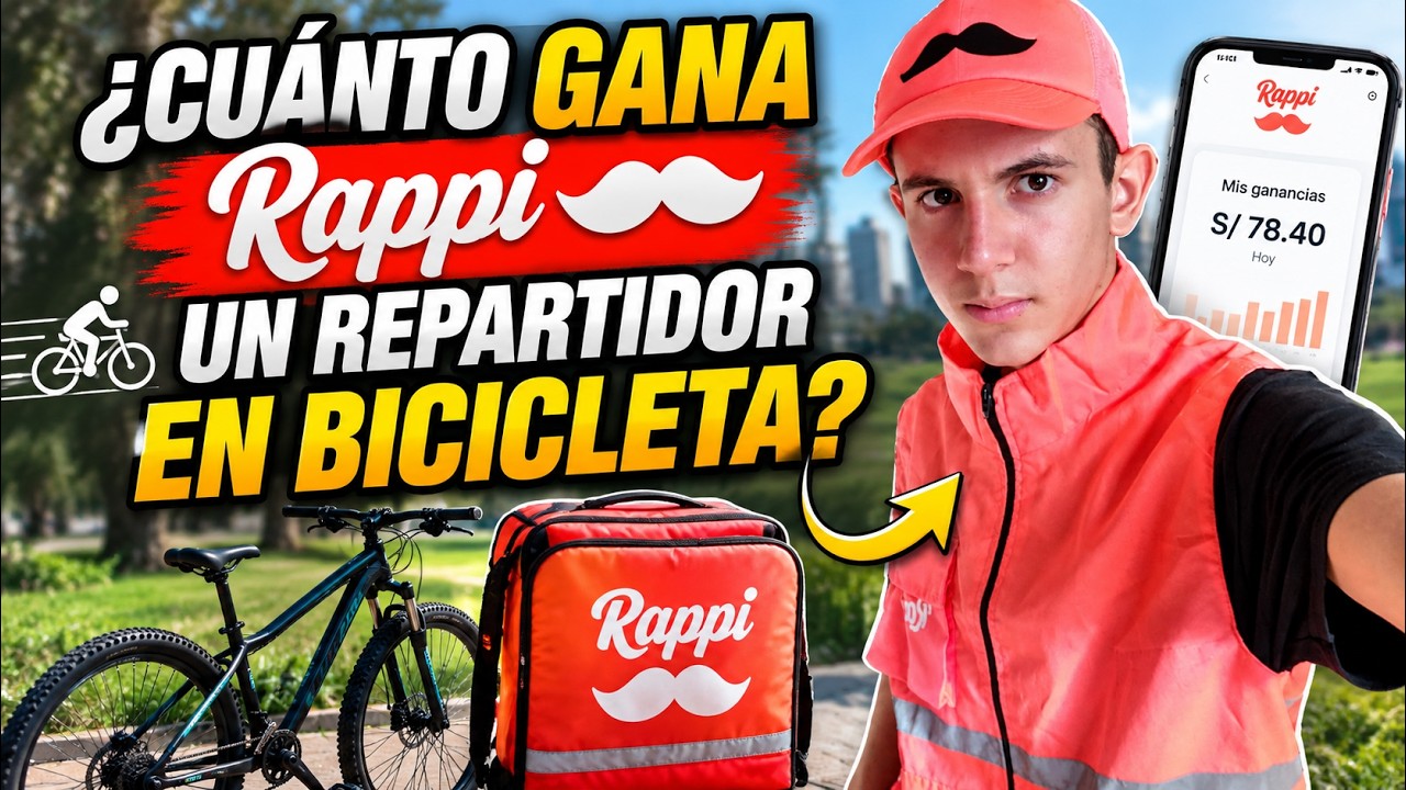 ¿Cuánto GANA una BICICLETA en RAPPI? - Santiago Vich