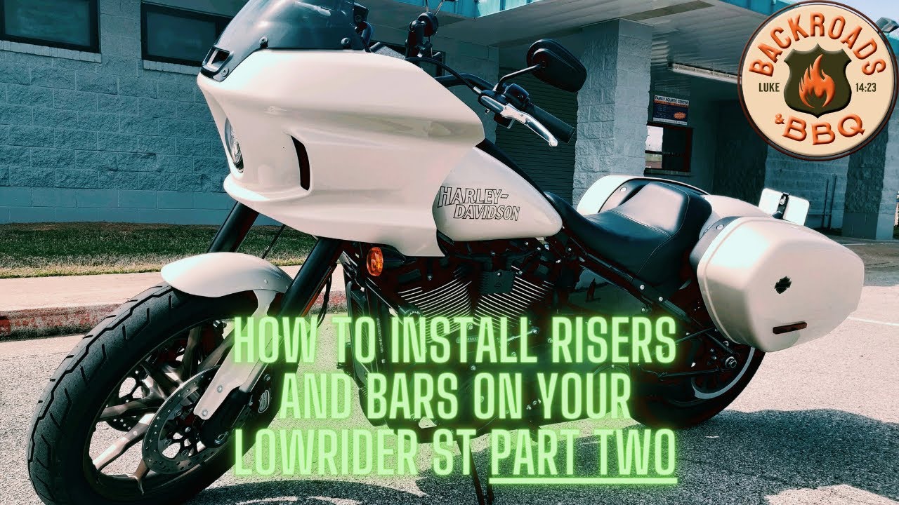 Upgrade Your Ride: Installing Bars And Risers On The Harley Lowrider St Part 2