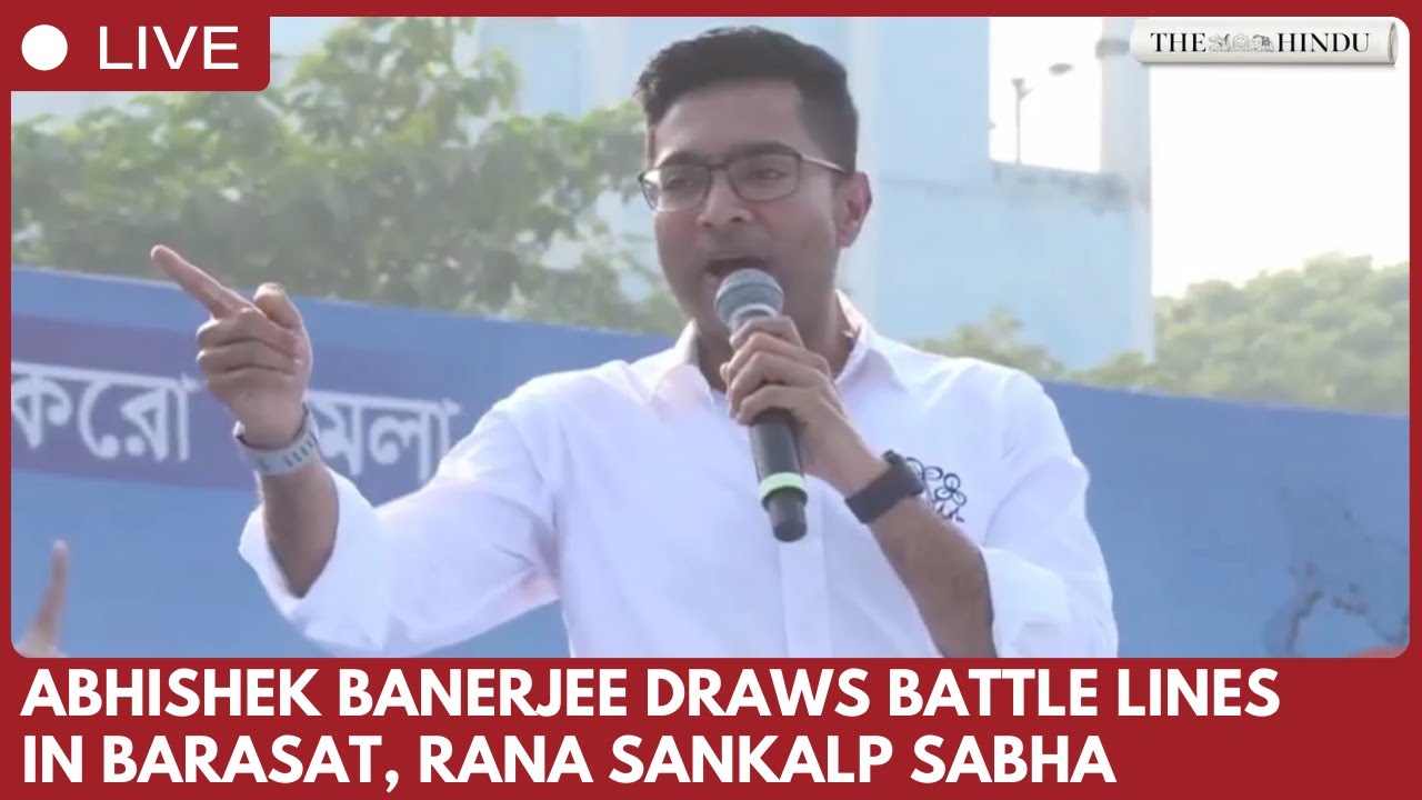 Abhishek Bannerji Sets the Battle Tone in Barasat at Rana Sankalp Sabha