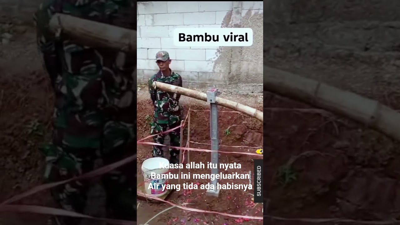 yang lagi viral bambu mengeluarkan air di cianjur #shortsvideo #bambuviral #fyp #bambu