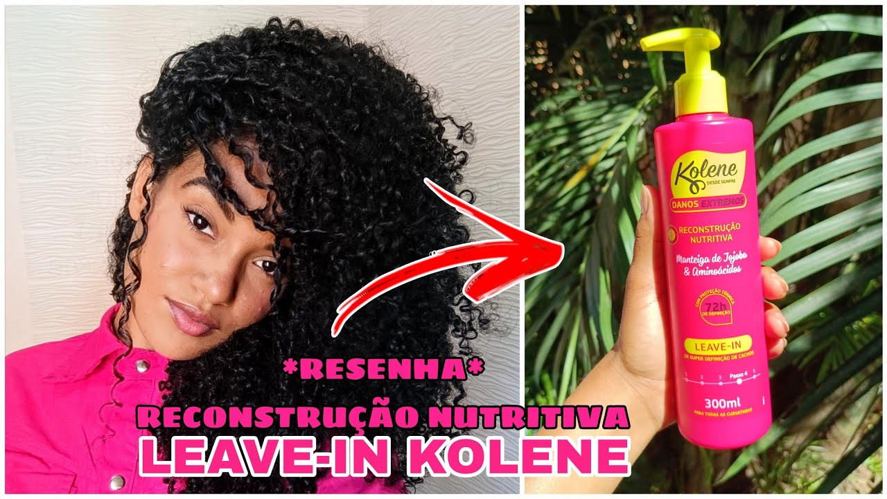 Testei o novo lançamento de KOLENE: LEAVE-IN DANOS EXTREMOS 😱😍