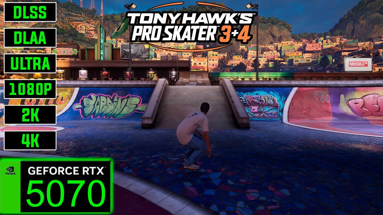 Tony Hawk's Pro Skater 3 + 4 | RTX 5070 | Max Settings | DLSS | 1080P - 2K - 4K |