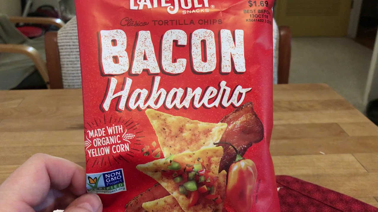 Search for Snacks : Late July Bacon Habenero chips