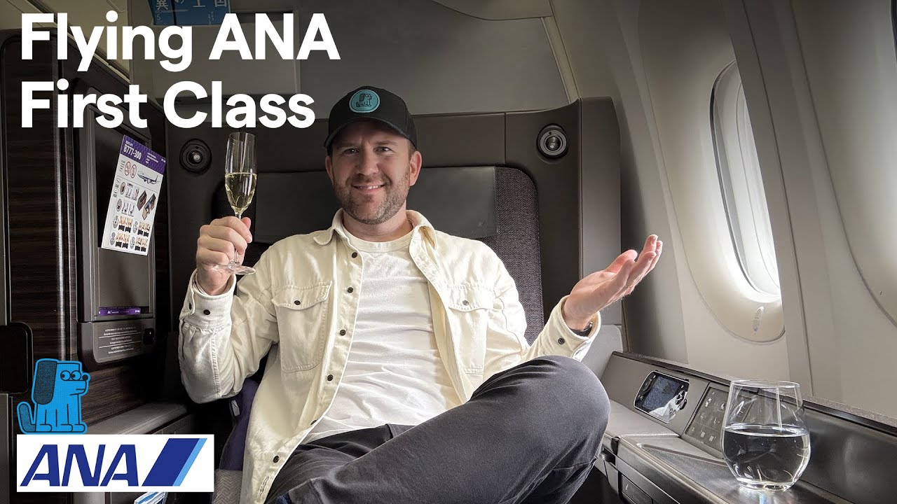 ANA FIRST CLASS🍾! Absolutely delightful! Tokyo to New York (HND 🛫 JFK)