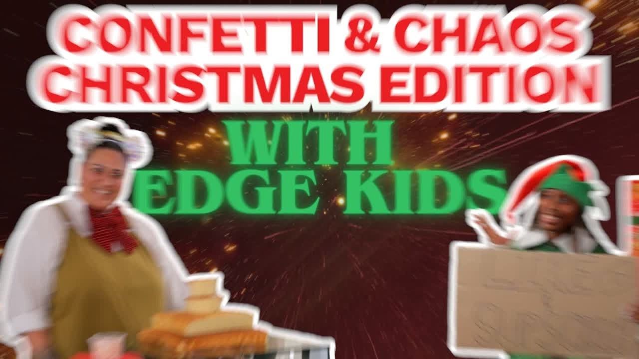 Рождественское видео: Конфетти и хаос с Edge Kids
