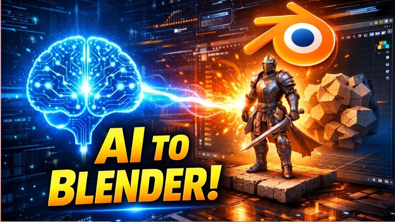 Learn the complete AI to Blender workflow in this detailed step-by-step video where we transform#ai