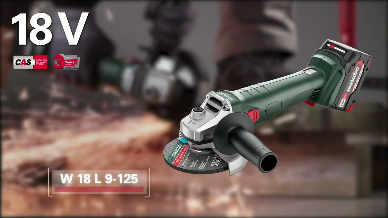 W18L9 125 Quick CORDLESS ANGLE GRINDER