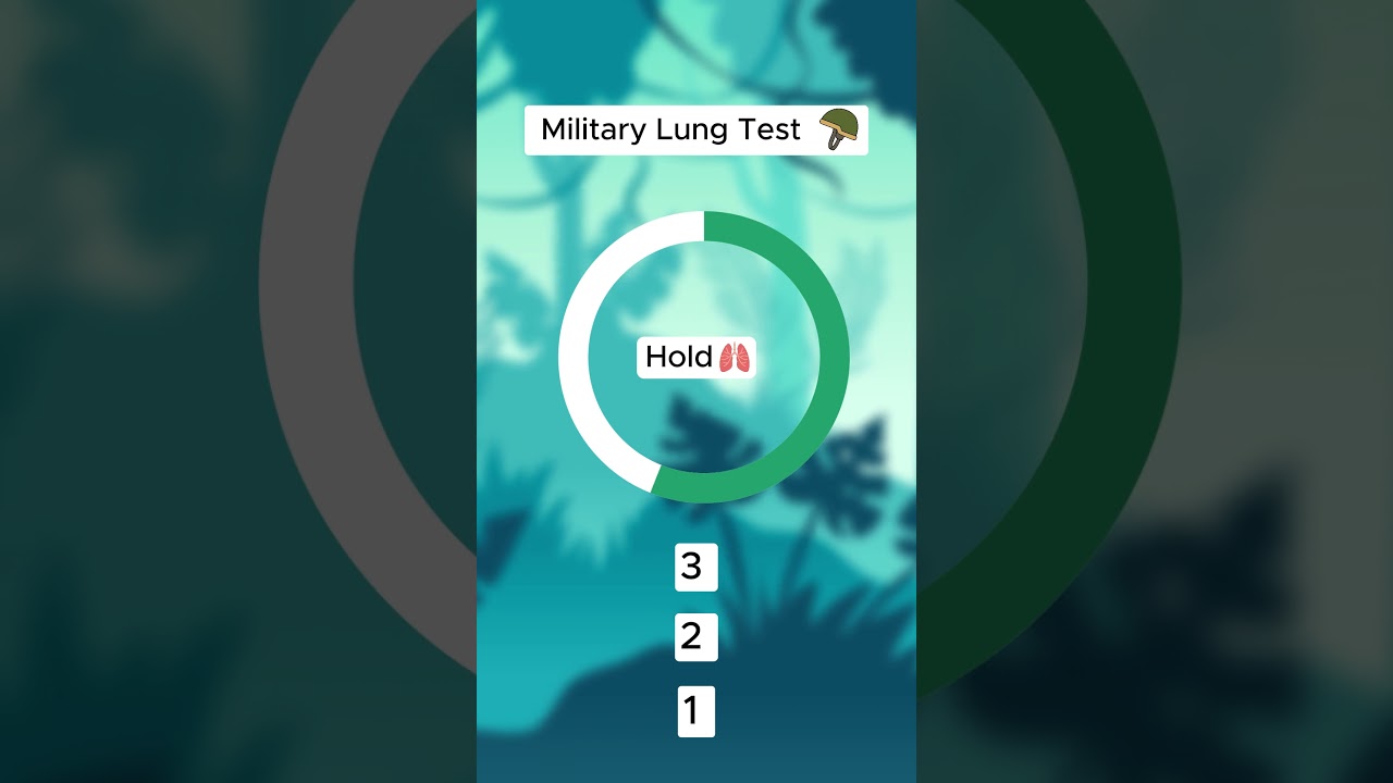Military Lung Test for Lung Capacity 🪖🫁