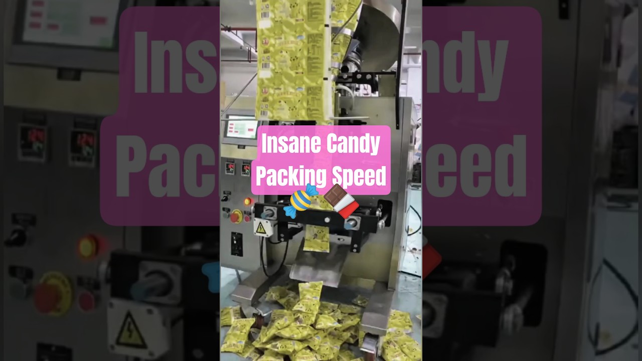 Insanely Fast Candy Packing Machine &ndash; Watch It in Action!