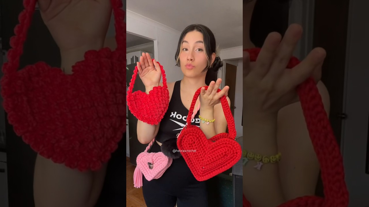 3️⃣Bolsos Corazón♥️para San Valentín, quieres tutorial⁉️ 