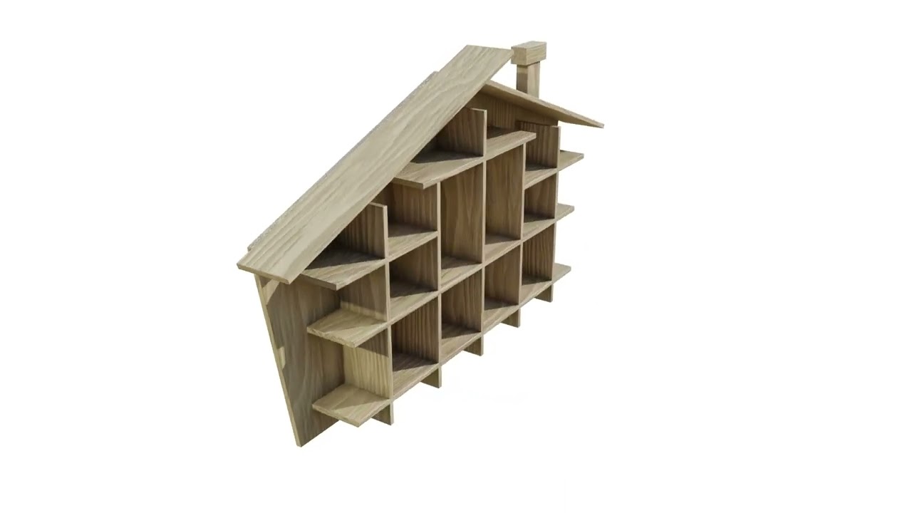 House Shaped Wall Storage