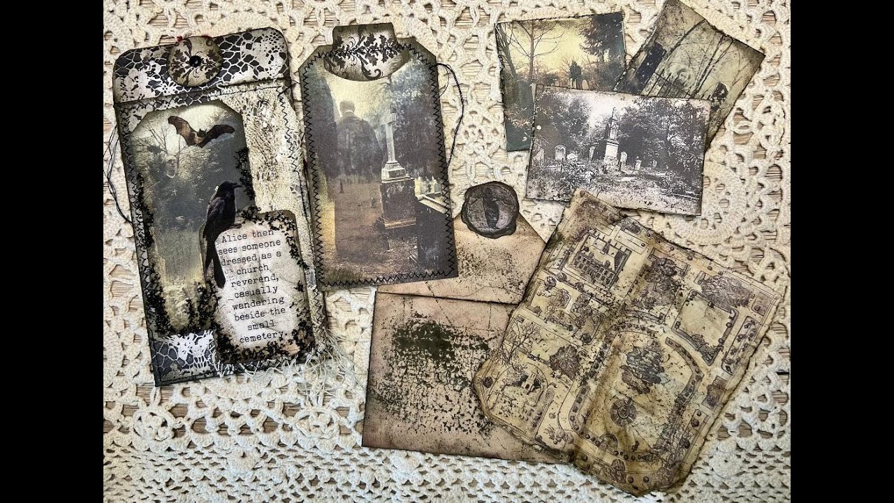 🦇🐦‍⬛🕷️THE CURIOUS CASE OF CRAFTLY HALL  #creeponjune24  with Tracie Fox Creative - DAY 10