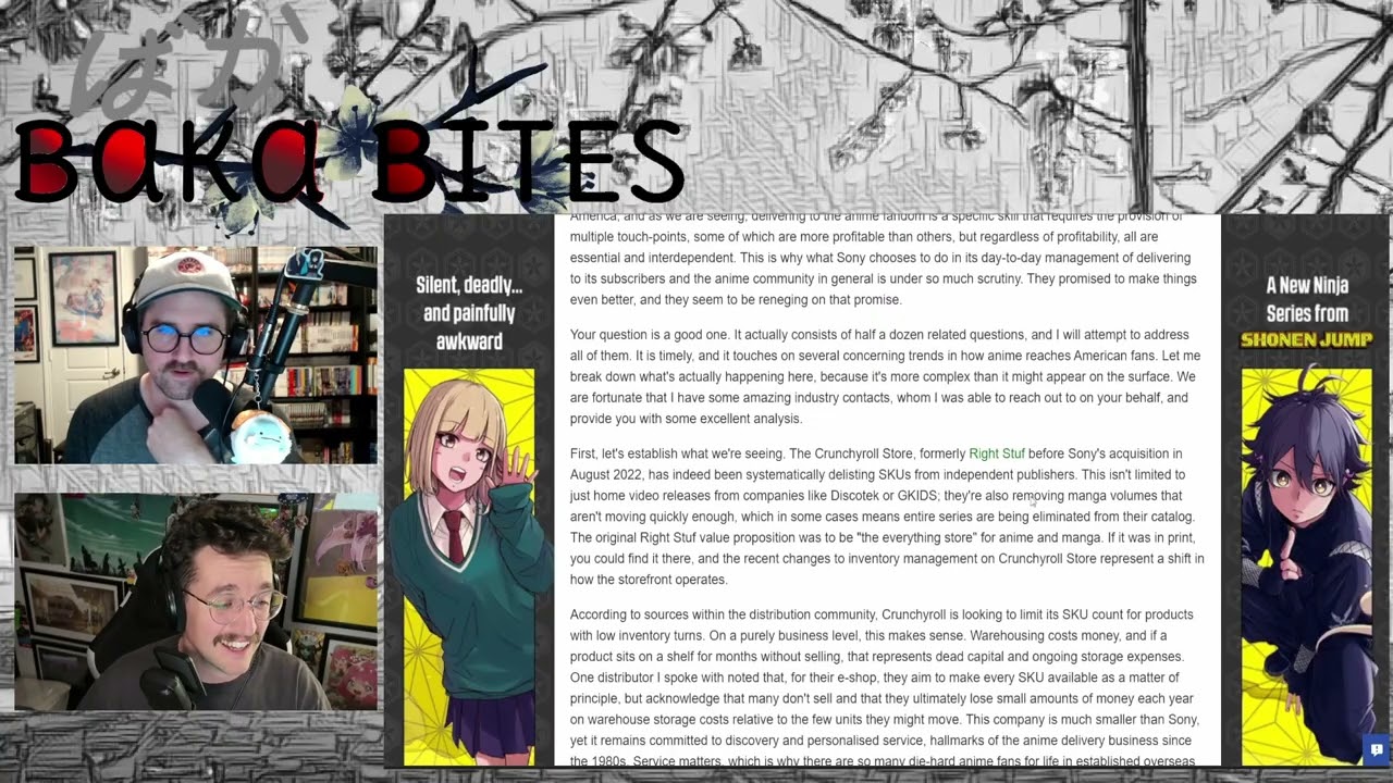 Crunchyroll Store Shutting Down Affiliate Program and More!! - BakaBites EP 227