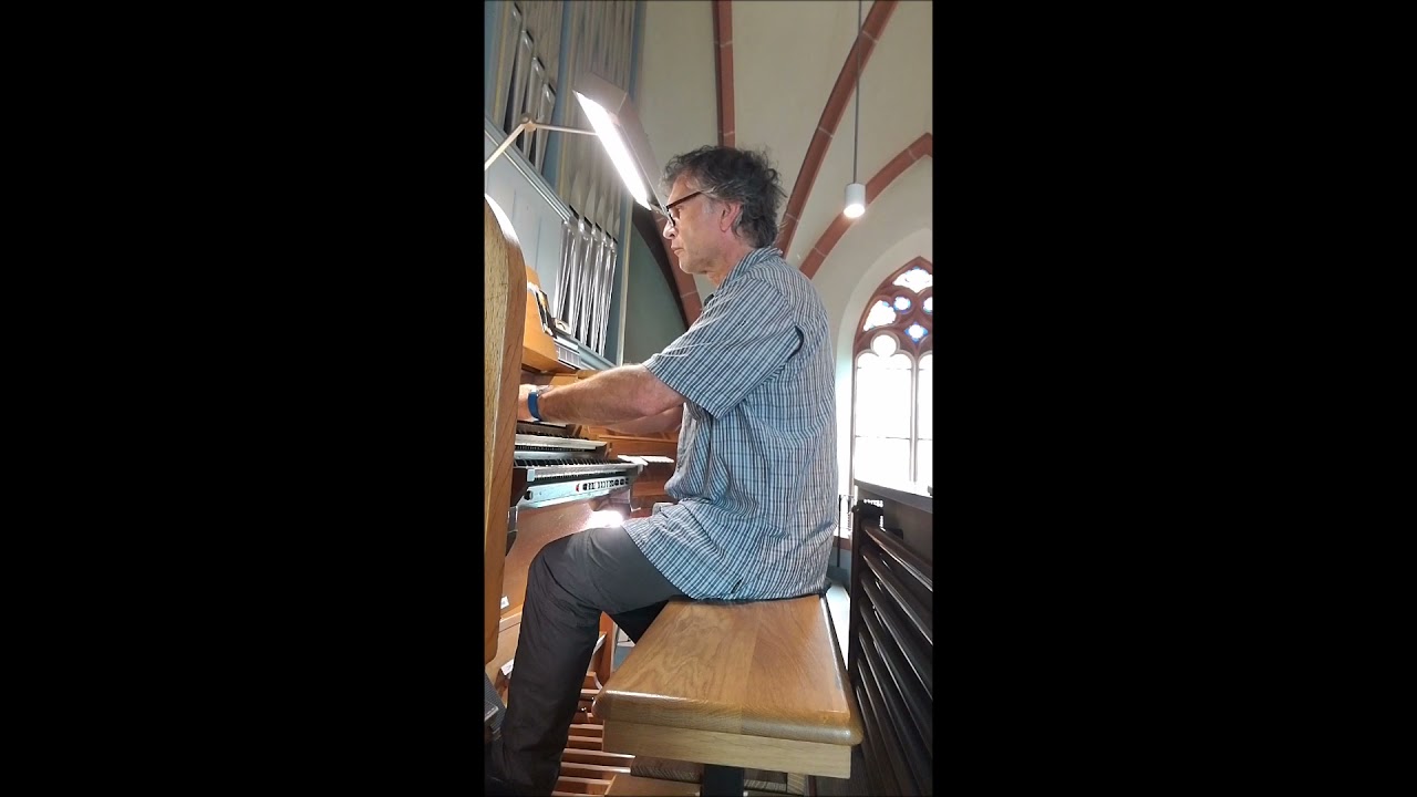 Nikolaus Bruhns Toccata e Moll v. 10 9 2021. Prof. Dr. Freitag spielt i. d. Schlosskirche Interlaken