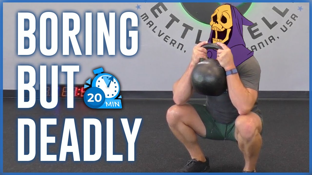 20 Minute EMOM | Boring But DEADLY | Follow Along Squats and Push Up Challenge