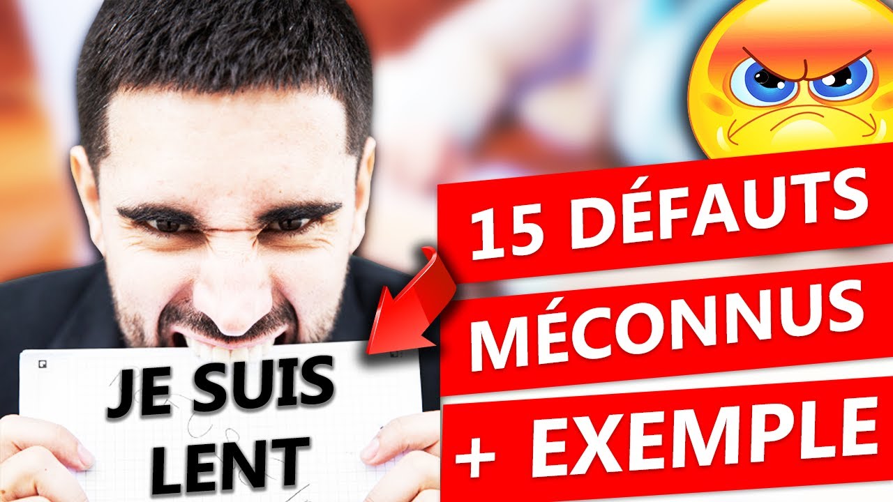 RÉPONDRE À LA QUESTION QUELS SONT VOS DÉFAUTS EN ENTRETIEN D'EMBAUCHE, ET EXEMPLES