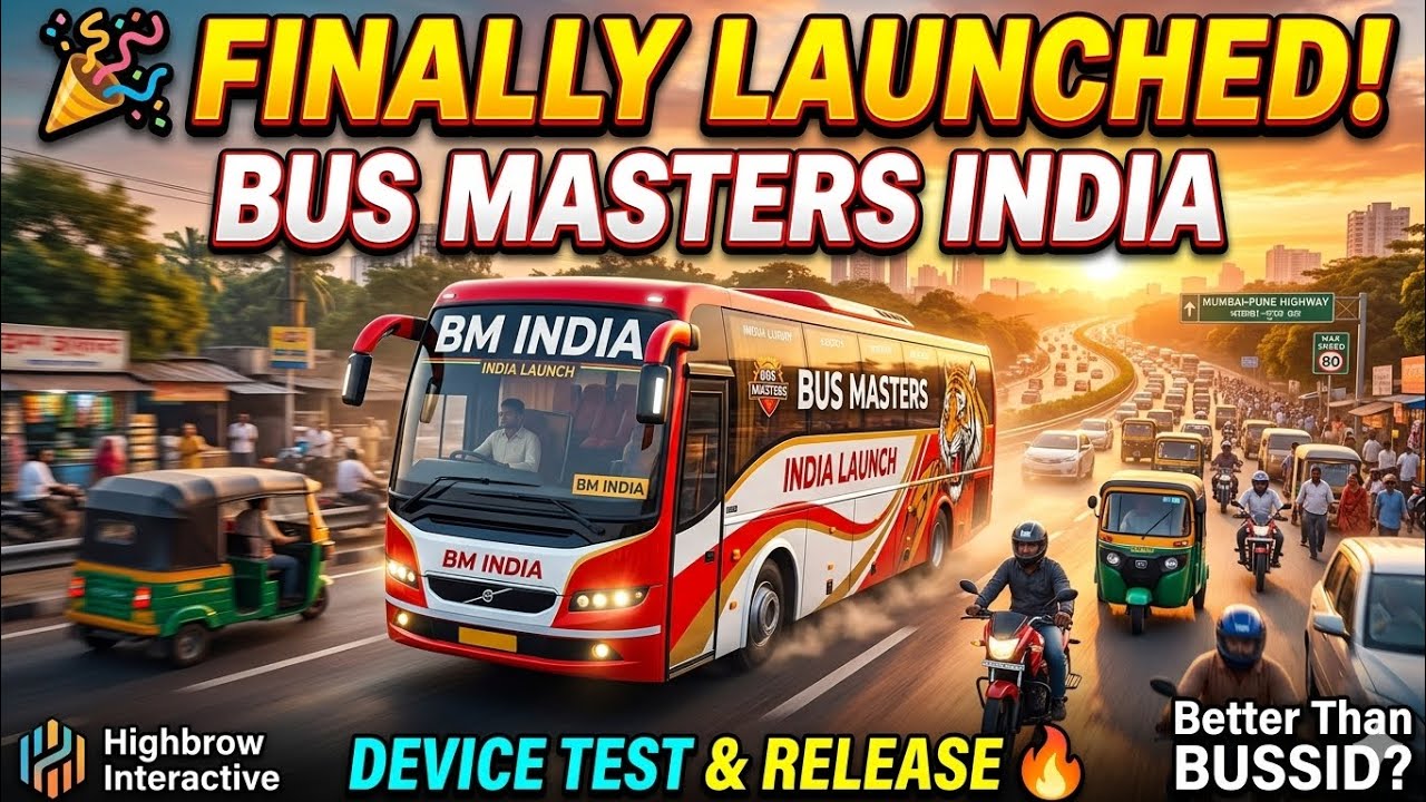 🎉 Bus Masters India Finally Launched! Device Test & First Gameplay 🔥 Is It Better Than BUSSID?
