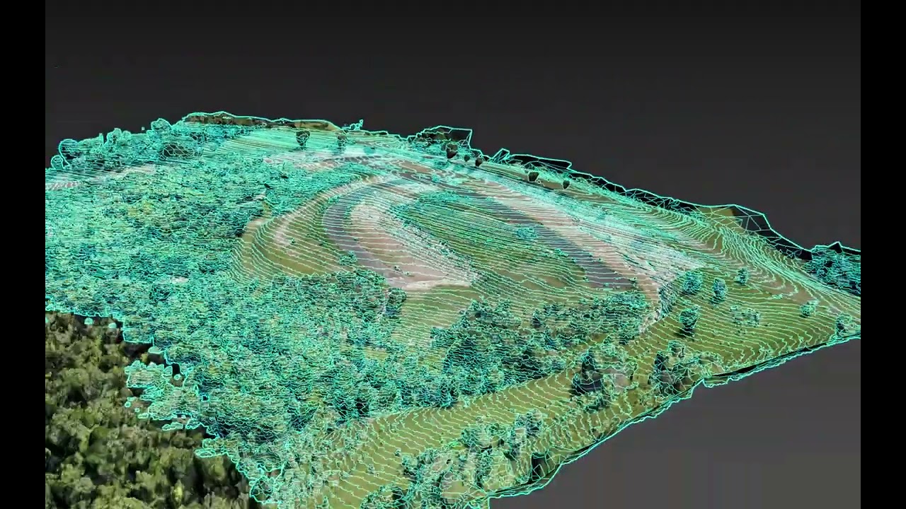 Mapeamento 3D por Drone para geração de Nuvem de Pontos e Curva de Nível.