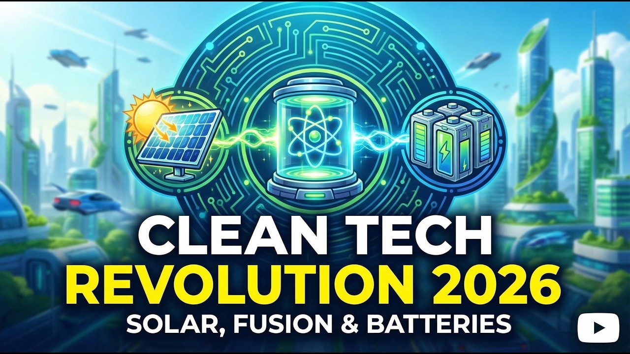 The Clean Tech Revolution 2026: Solar, Fusion & Batteries Changing Everything!