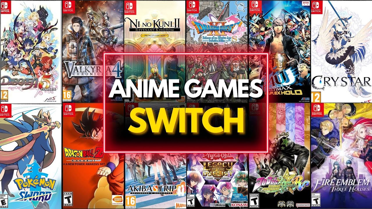 TOP 50 Best Anime Games on Nintendo Switch (2025)